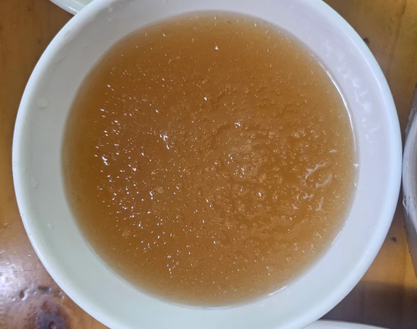 광천막국수-비빔막국수와 함께 나온 냉육수