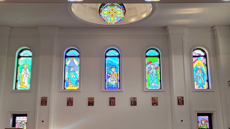 대천성당 스테인드글라스