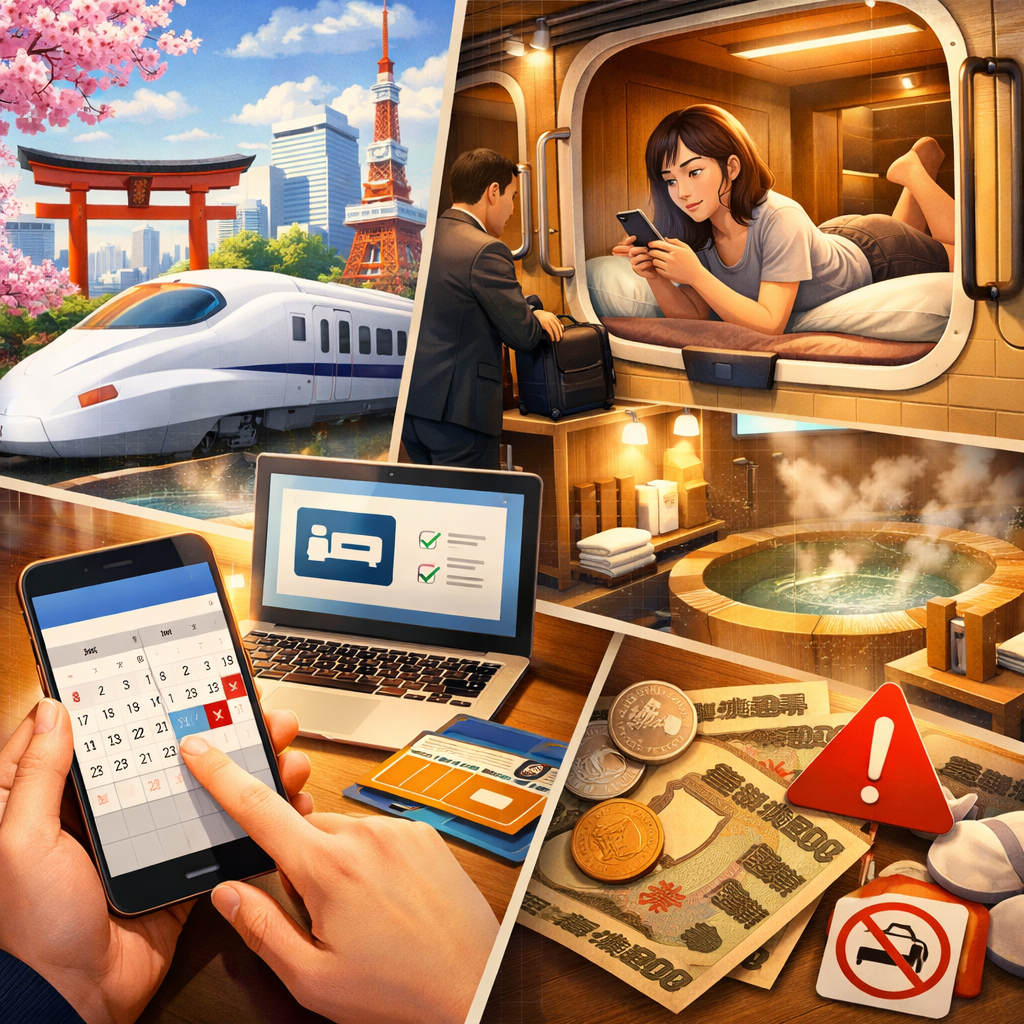 일본 캡슐호텔 이용방법 총정리|예약방법 비용 시설 주의사항 완벽 가이드 관련 사진