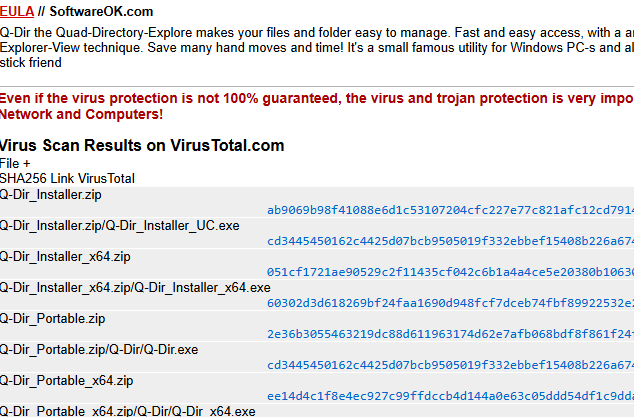 q-dir 다운로드 홈페이지 소개
