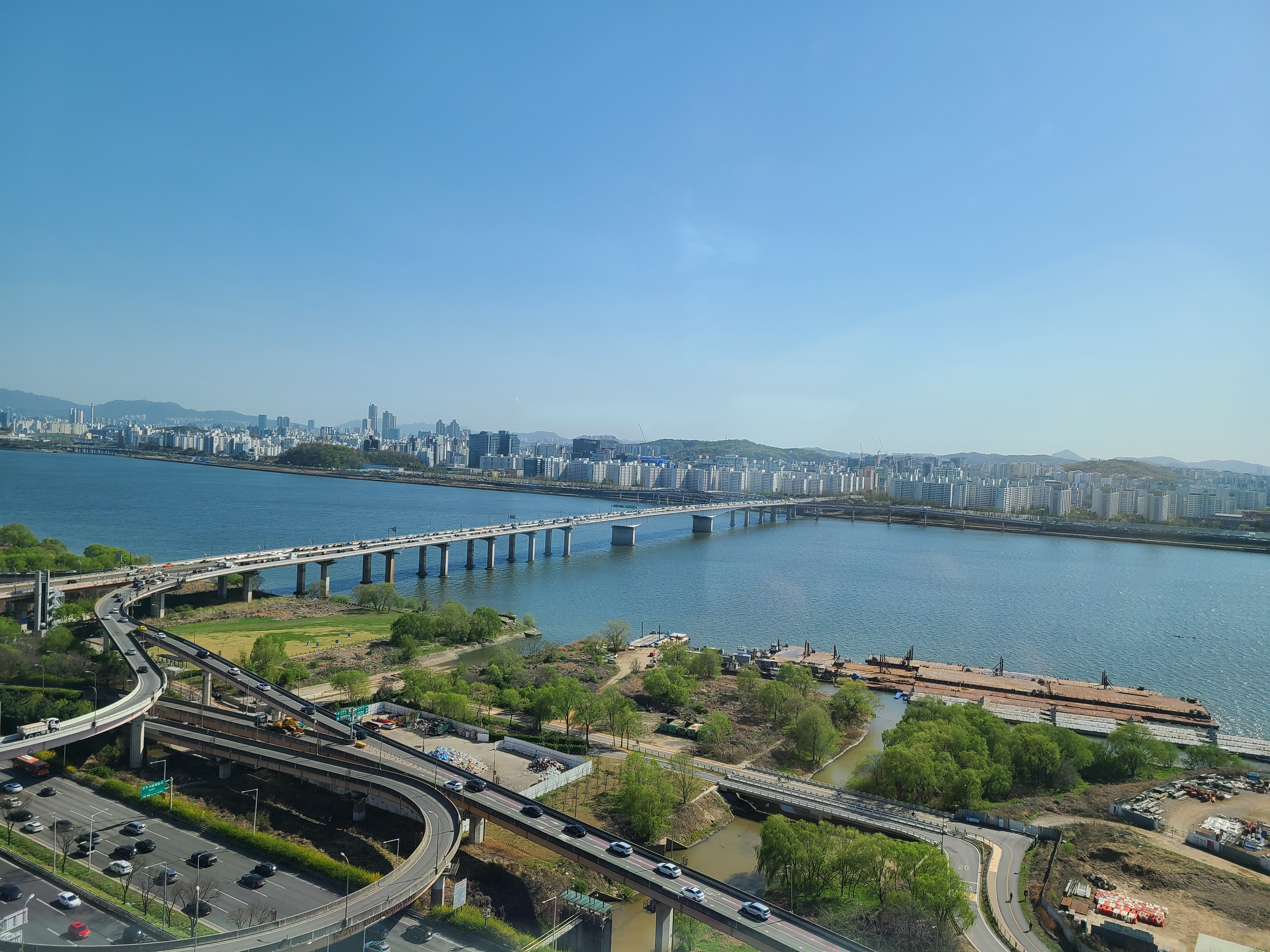 덕은 리버워크 섹션오피스 내부 한강뷰1