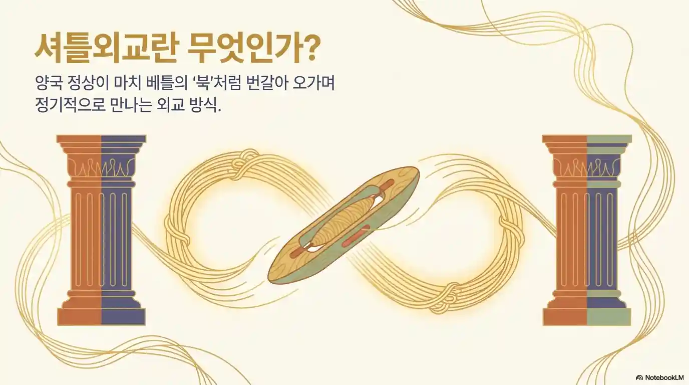 셔틀 외교 뜻 한문장 정리