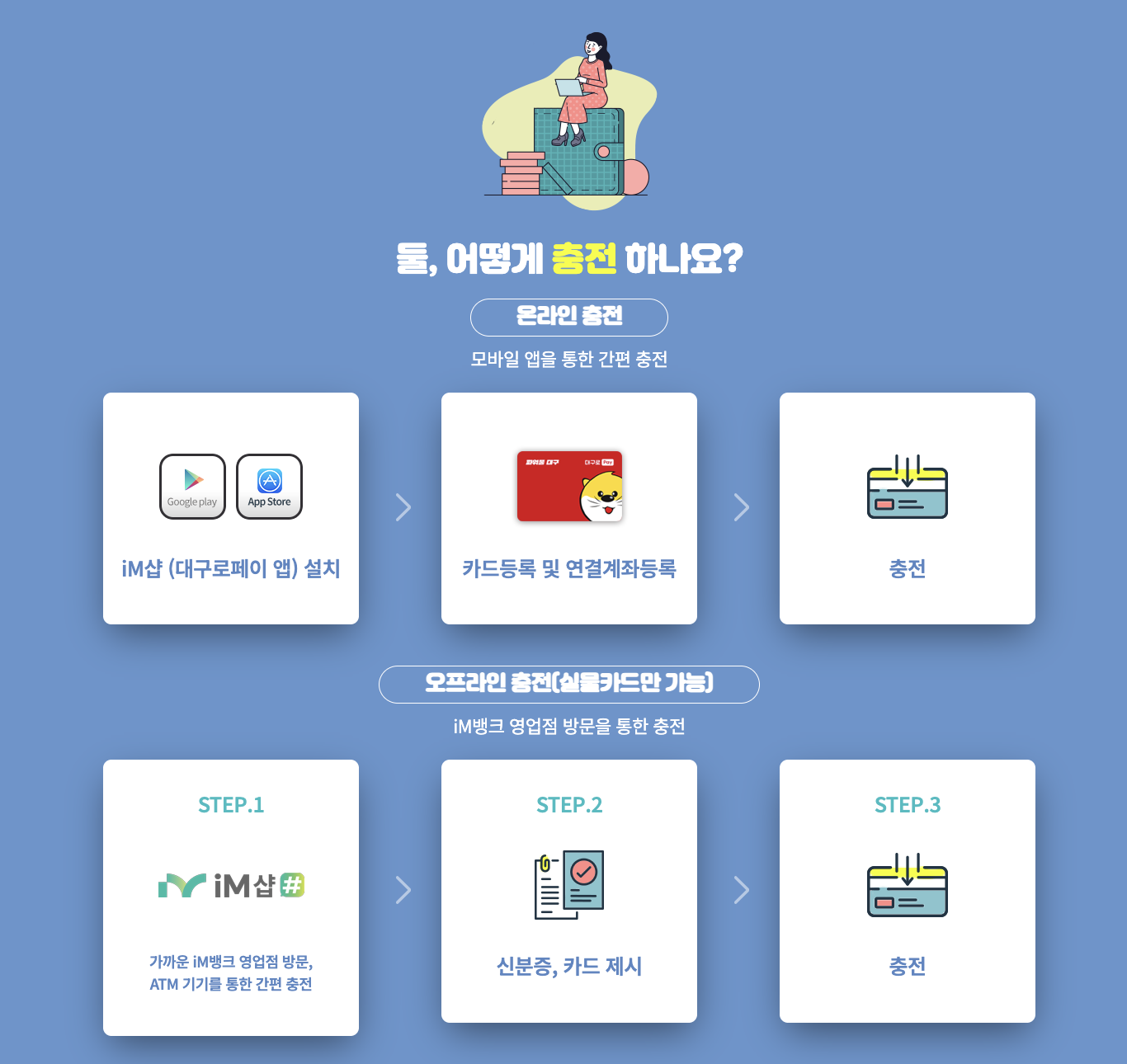 대구로페이 카드등록하는 사진