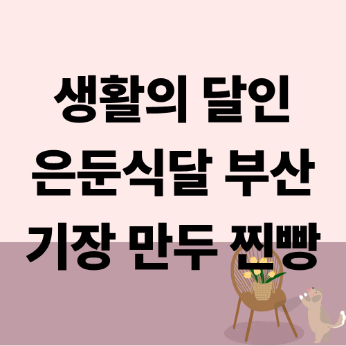 생활의 달인 은둔식달 부산 기장 만두 찐빵
