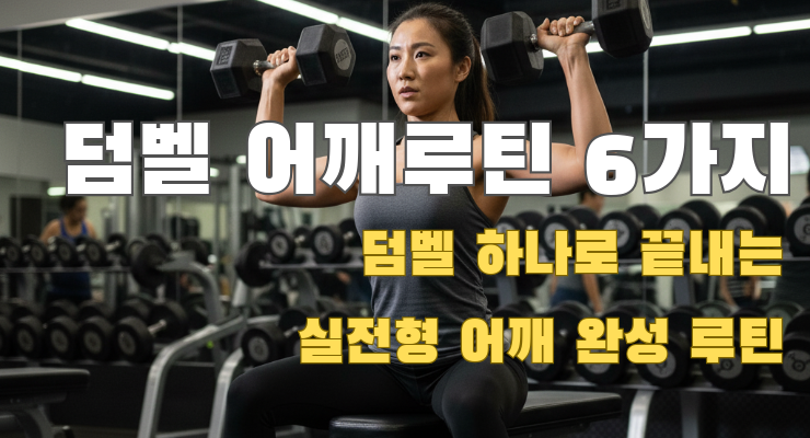 덤벨 어깨 루틴 6가지 소개