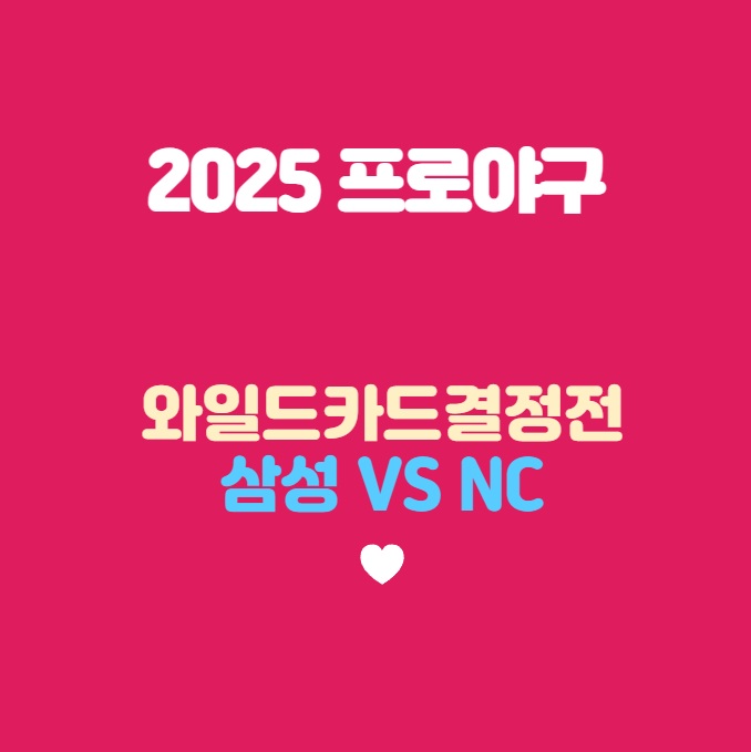 NC vs 삼성 와일드카드결정전