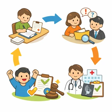 산재 처리 절차 접수부터 승인까지 흐름7