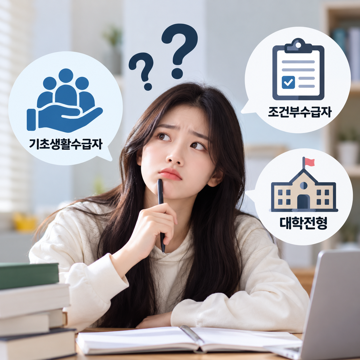 재수하면 기초생활수급자 탈락할까? 조건부수급자·대학전형까지 꼭 확인하세요