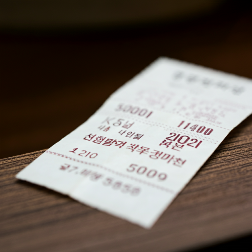 영수증2 