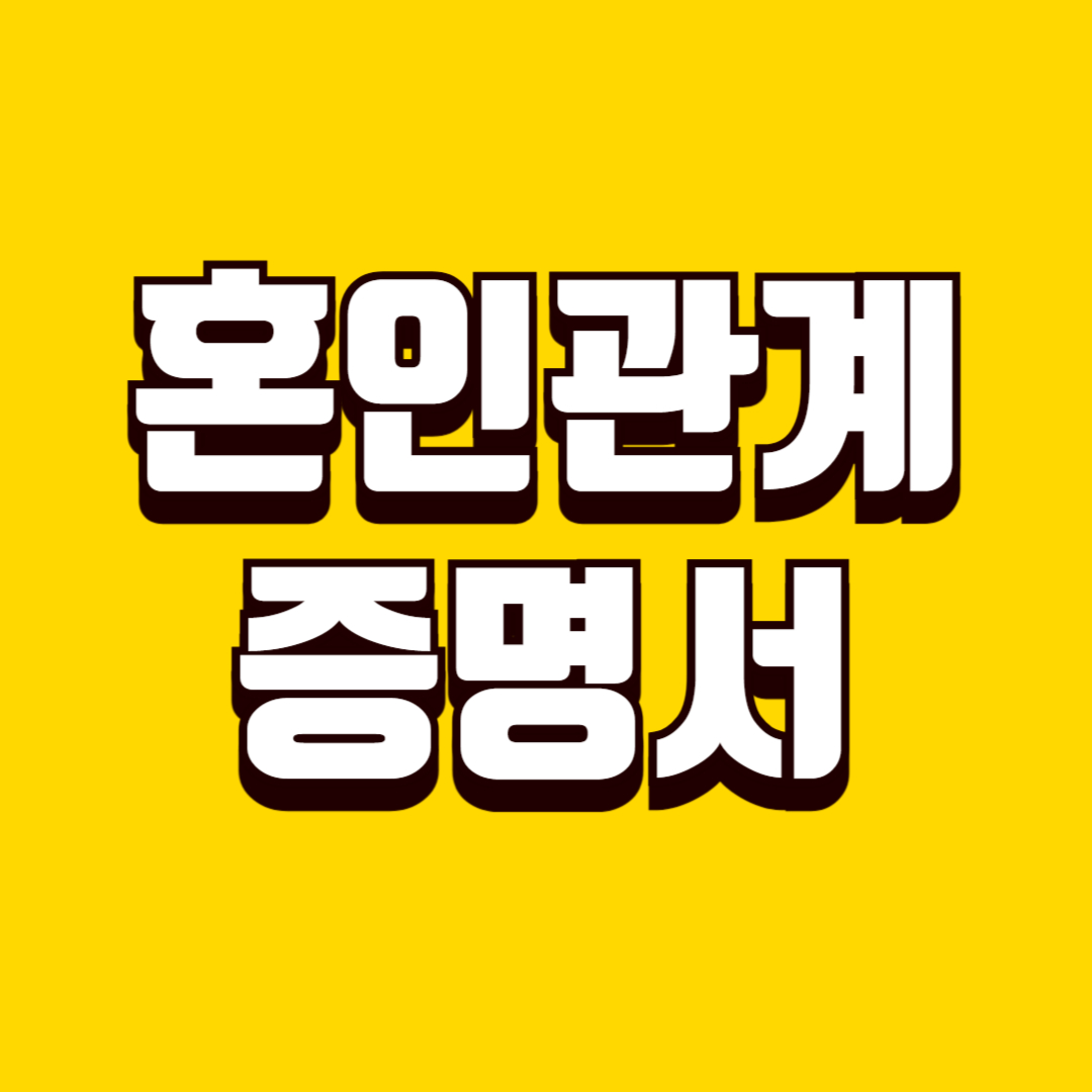 혼인관계증명서 종류, 일반·상세·특정 차이와 제출 목적별 선택 기준
