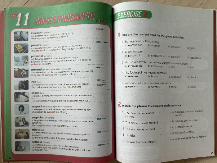 2000 Core English Words 4권 Uint 11 Exercise2 이미지