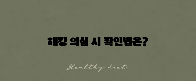 아이폰 해킹 여부 확인 방법과 피해 시 대처 방안 안내