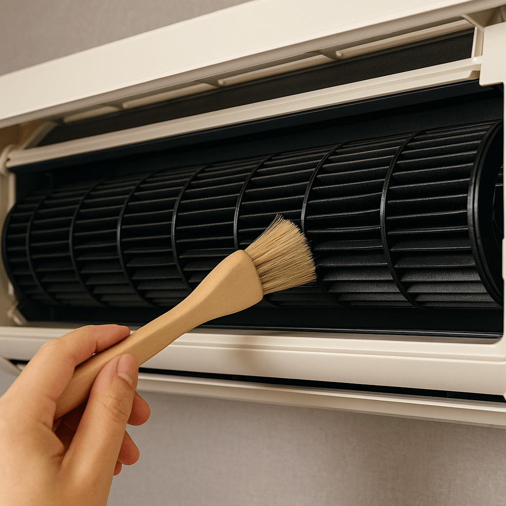 에어컨송풍팬 셀프청소