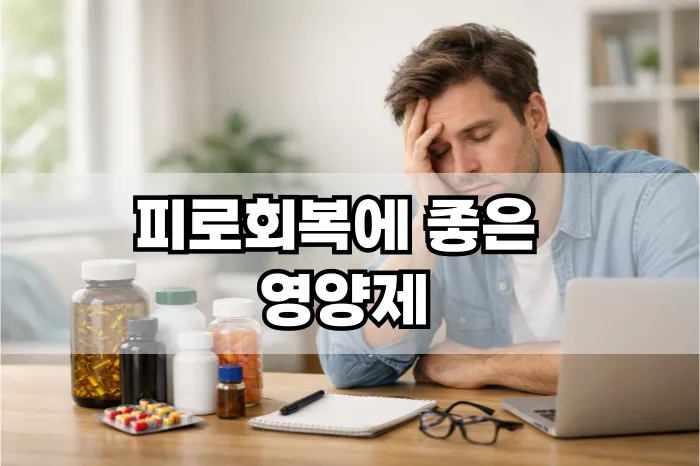 피로회복에 좋은 영양제