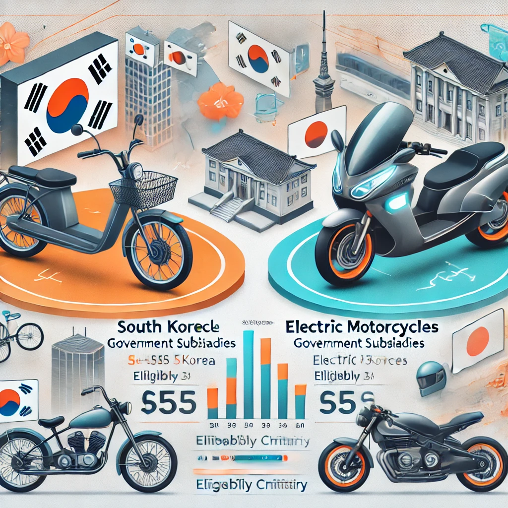 한국 일본 이륜차 관련 보조금 이미지