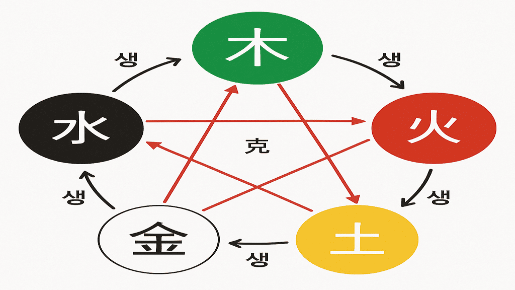 오행의기본개념(상생,상극)