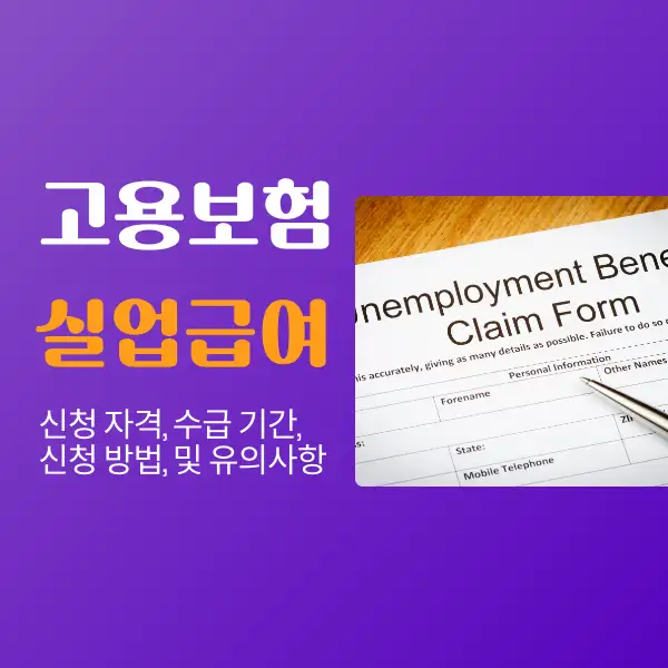 고용보험 실업급여