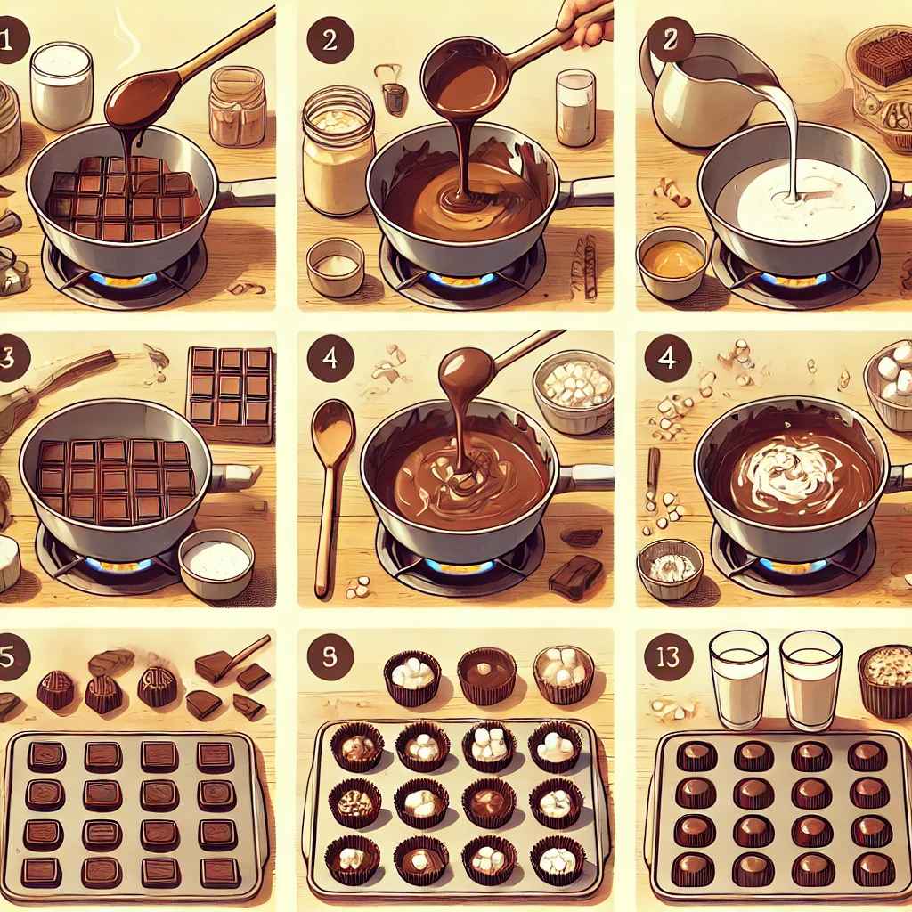 수제 초컬릿 만드는법