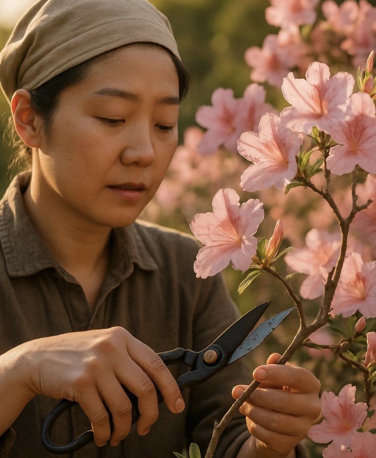 꽃이 진 직후&amp;#44; 단 한 번의 기회 (가지치기)