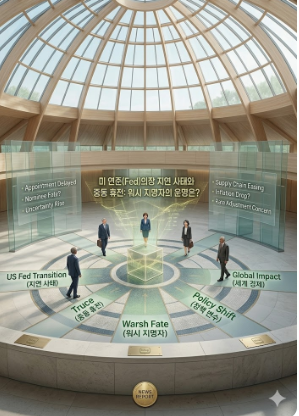미 연준(Fed)의장 지연 사태와 중동 휴전: 워시 지명자의 운명은?