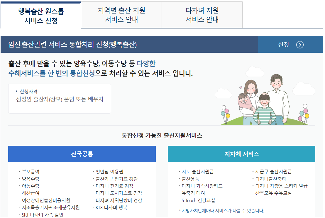 통합 신청