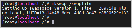 swap 메모리로 포맷