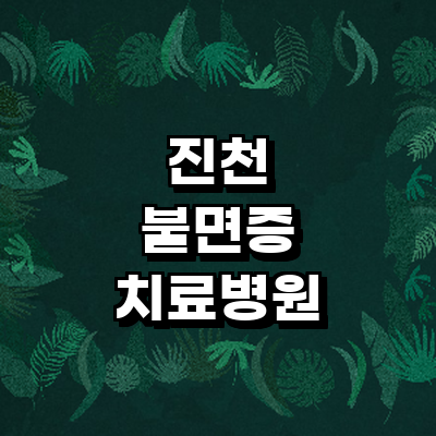 진천군 불면증