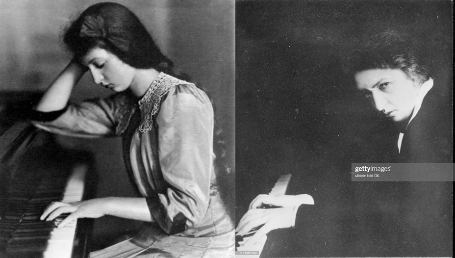 클라라 하스킬의 초년 모습과 말년 모습 사진들