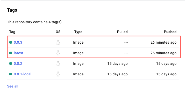 JIB 빌드결과 확인