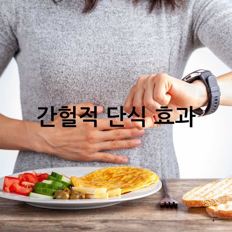 간헐적 단식 방법
