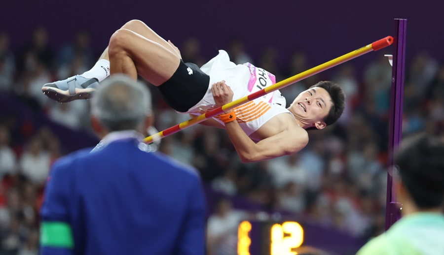 항저우 아시안게임 우상혁 높이뛰기 은메달