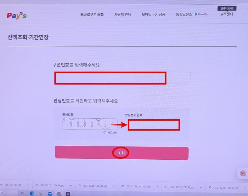 pay's-gift-잔액조회