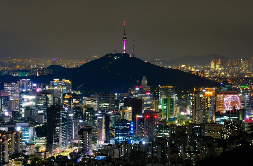 서울 남산타워 야경