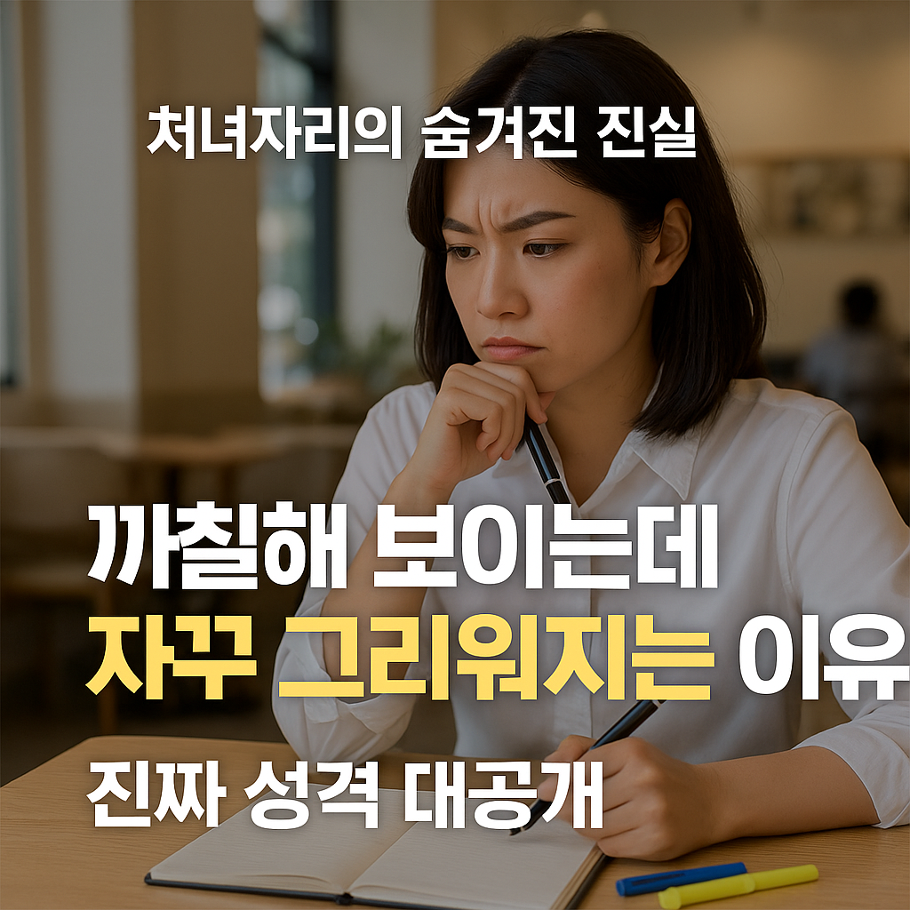 처녀자리가 까칠해 보이는데 자꾸 그리워지는 이유