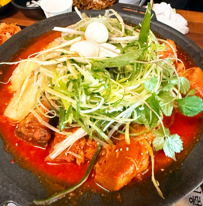 대전 한식명인 묵은지 돌짜장 중식 맛집 - 산내들 안내 