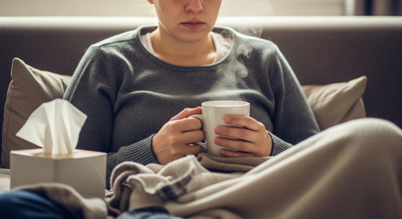 독감 증상 열 안나는