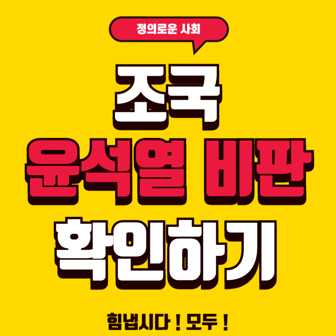윤석열 비판
