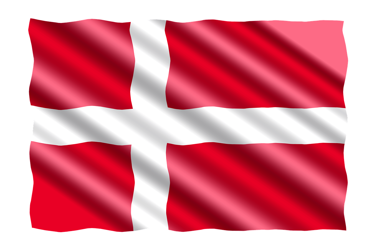 덴마크 국기를 나타내는 이미지 사진입니다.