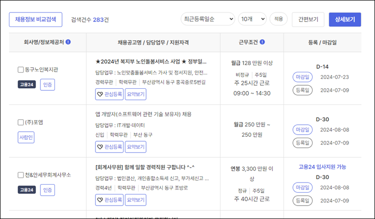 부산시동구-구인구직