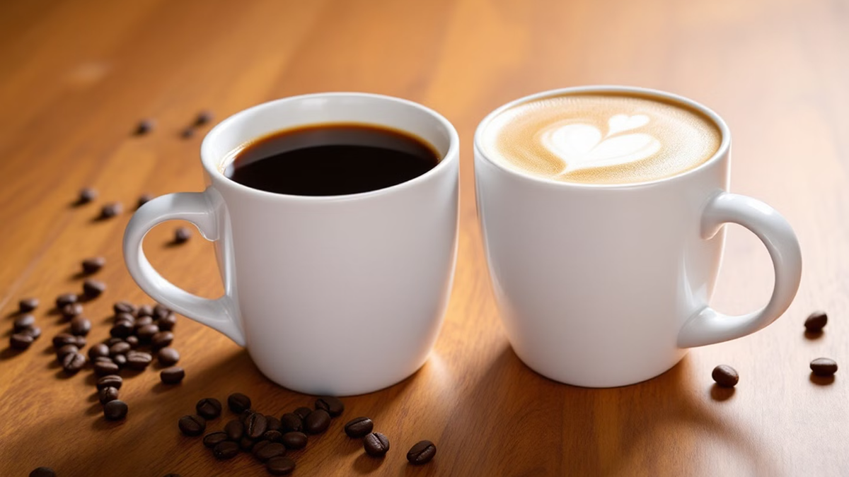 아메리카노와 라테의 건강 비교