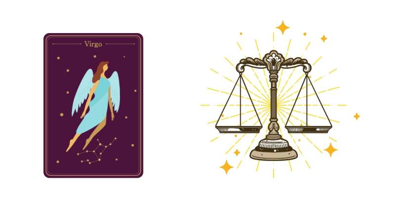 황도12궁 처녀자리 천칭자리