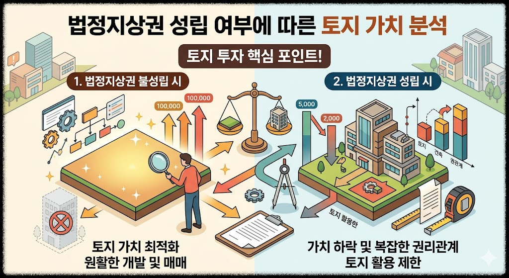 법정지상권 성립 여부에 따른 토지 가치 분석 : 토지 투자에서 반드시 확인해야 할 핵심 포인트