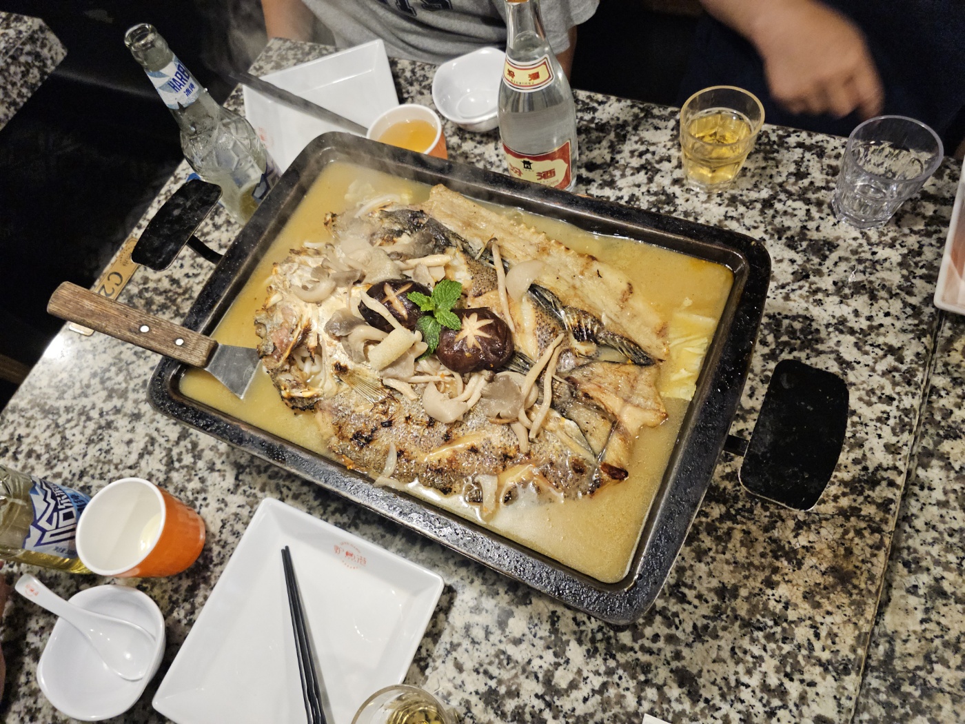 24.9월-장자강&amp;우시 : 2) 炉渔港 (L&uacute; Y&uacute; Gǎng/루위강) - 장자강시 생선요리집