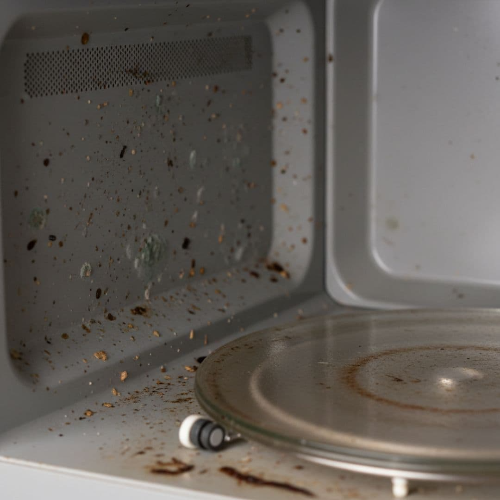 전자레인지 묵은 때, 베이킹소다로 5분 만에 청소하기: 찌든 음식물 자국 손상 없이 제거하는 초간단 위생 관리법