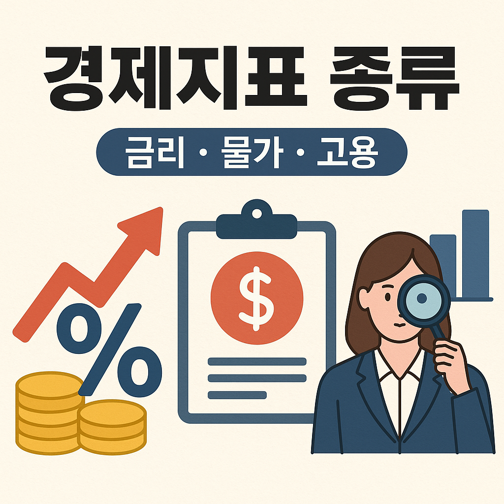 경제지표 종류 이미지