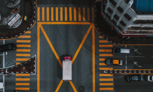 비보호 자회전 빨간불