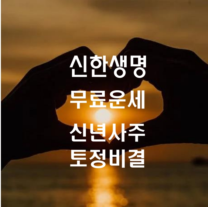 신한생명 무료 운세보기를 소개합니다.