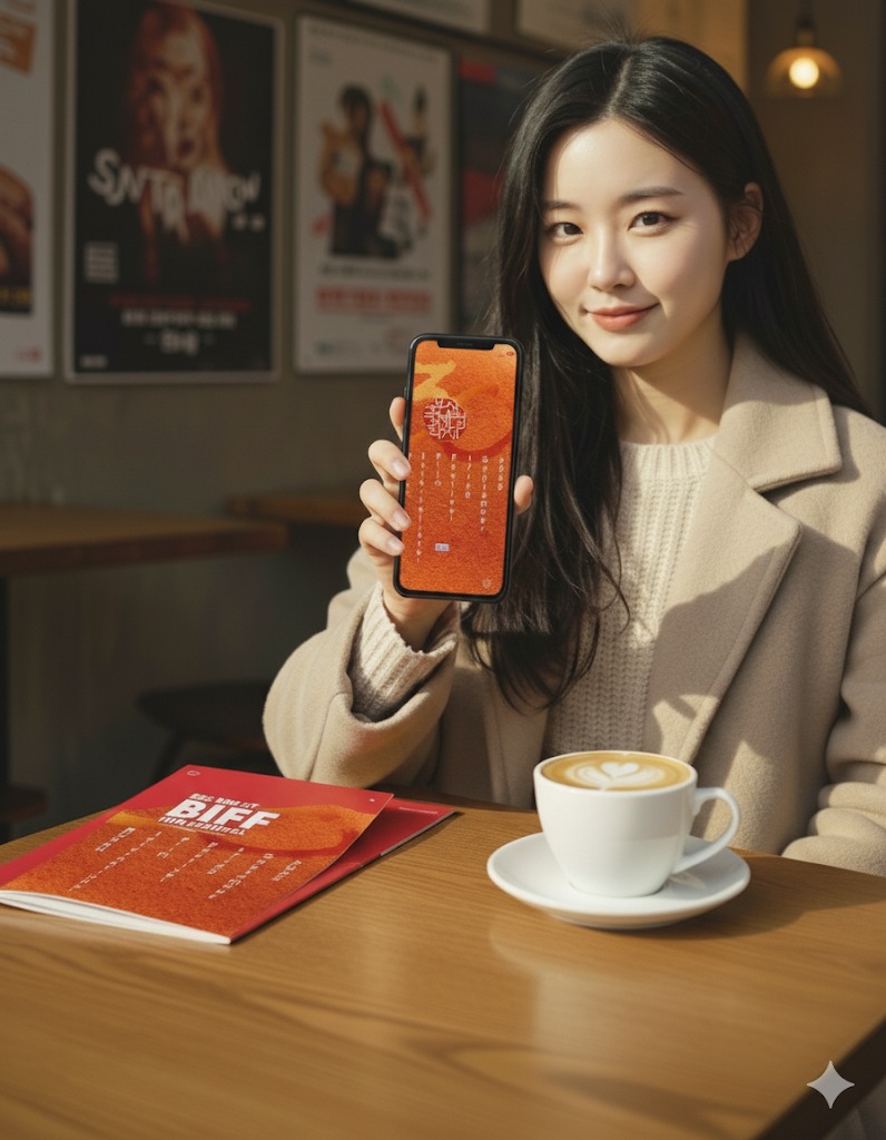 부산국제영화제 티겟 구매한 한국여성