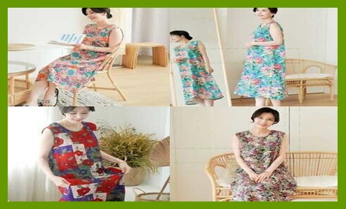 이음 인견 플로럴 원피스