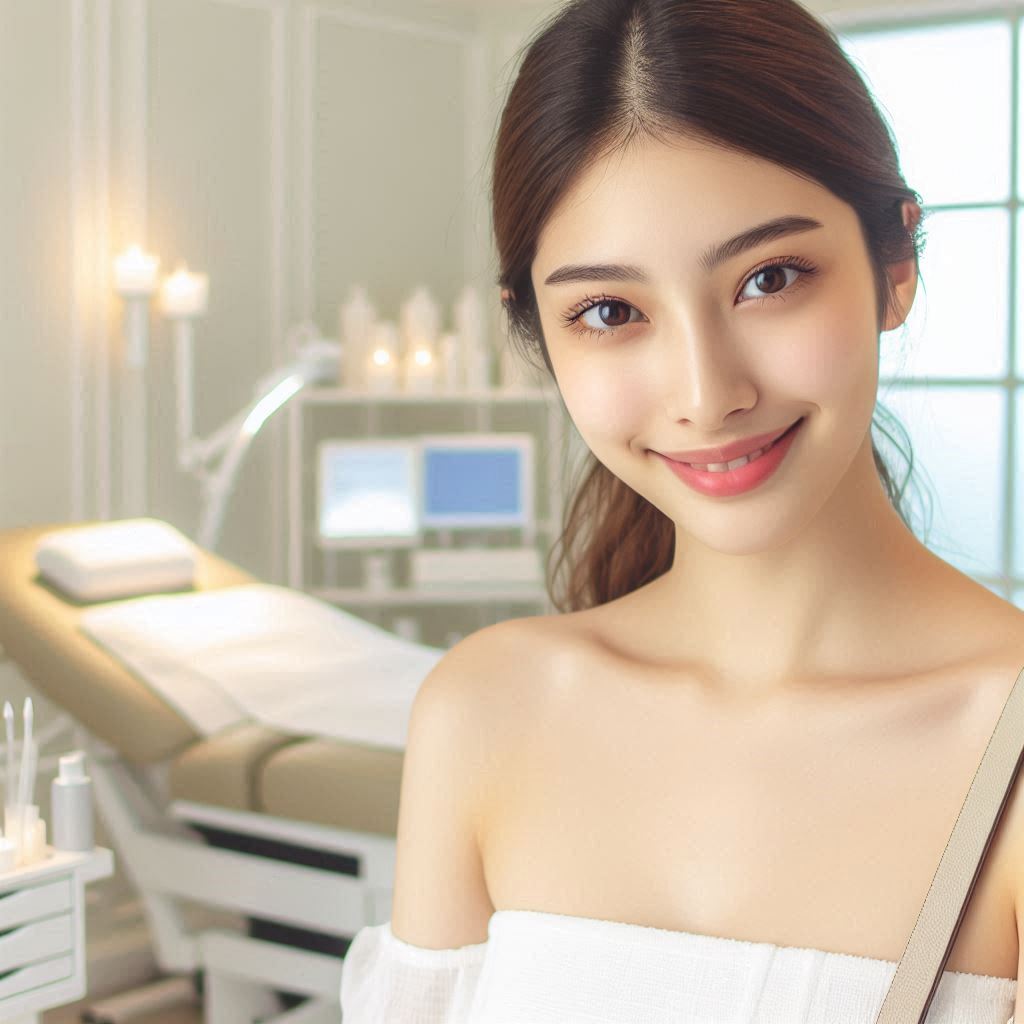 피부,체형관리 샵 배경